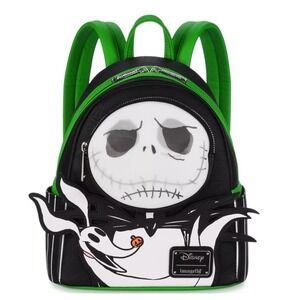 Disney Parks Loungefly Jack Skellington Mini Backpack Lenticular